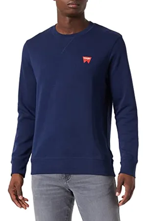 Wrangler Mężczyźni Sign Off Crew Bluza Sportowa, , XL