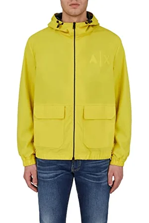 Armani Exchange Męska kurtka z logo z tyłu, przednie kieszenie, , S