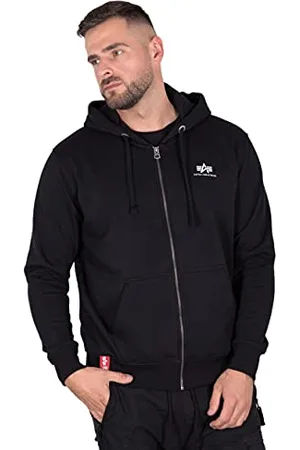 Alpha Industries Basic Zip Hoody SL Bluza z kapturem dla mężczyzn