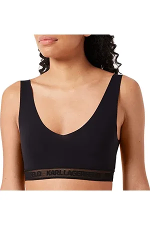 Karl Lagerfeld Kobiety Ultralekka Braletka Z Logo Karl, , XL