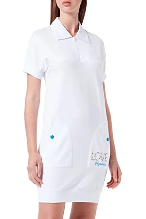 Moschino Damska sukienka wielokolorowa Snap Buttons, , 38