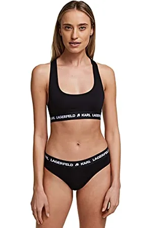 Karl Lagerfeld Damski biustonosz z logo Bralette Bra, , L