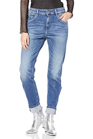 Replay Marty Jean Boyfriend Kobieta, Niebieski (Medium Blue 9), 24W x 32L