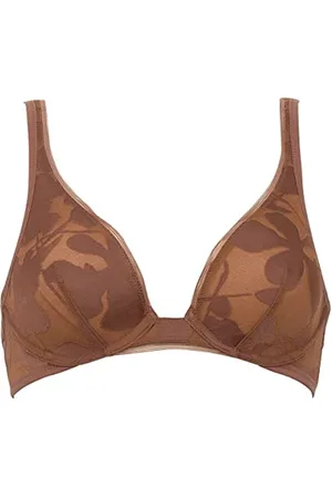 Maison Lejaby OMBRAGE Biustonosz, Chocolate Brown, 95B Kobiety, , 80B
