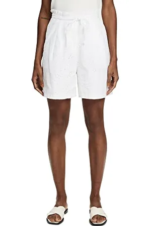ESPRIT Szorty damskie 042EE1C314, 100/WHITE, 34