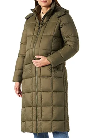 Cream Damska bluza z kapturem Long padded Coat, morski żółw, 34