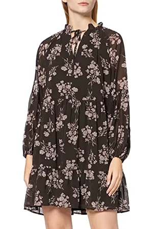 NA-KD Damska sukienka mini z dekoltem w stylu casual, , 36