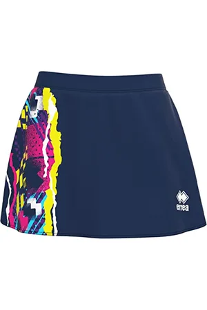 Errea Damska spódnica mini Perla, sportowa, niebieska, L, , L