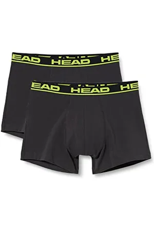 Head Bokserki męskie (2 sztuki), Phantom/Lime Punch, M