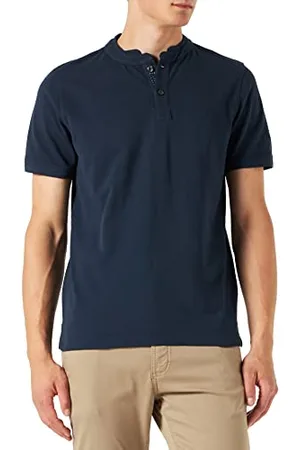 Camel Active Męska Koszulka Polo, Niebieski Night Blue, S