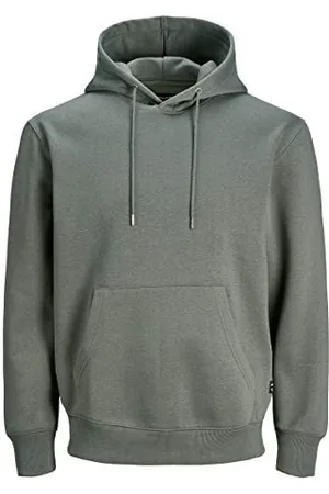 JACK & JONES Men Basic Hoodie SOFT SWEAT HOOD Jumper Hooded Sweatshirt Uni, Farben: , Größe Pullover:L