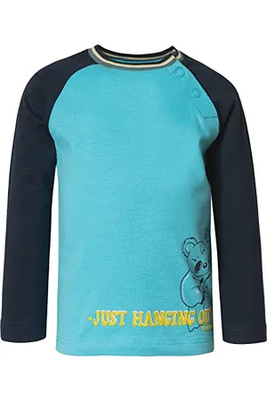 QS by s.Oliver Junior Unisex Baby 405.10.202.12.130.2109540 T-Shirt, Aqua, 74