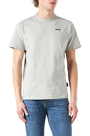 Schott NYC Męski T-shirt Tslogocasual, , S