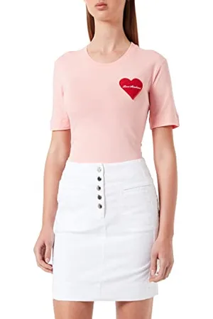 Moschino Damska koszulka Garment Dyed, , 40