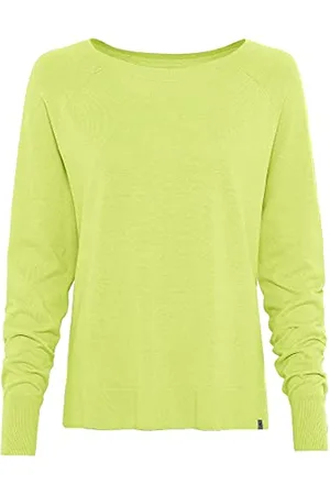 Camel Active Womenswear Sweter Damski 3095335K69, Żółty Lemon, S