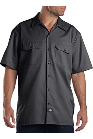 Dickies Męska koszula robocza z krótkim rękawem - biała, , 5XL