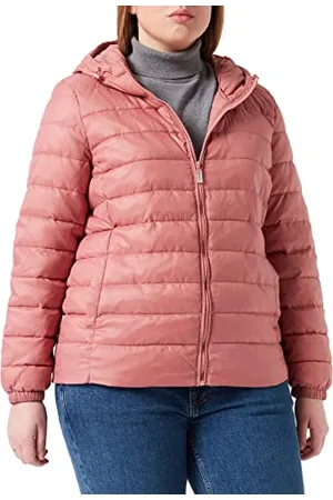 ONLY Kurtka damska Cartahoe Quilted Hood OTW z kapturem, różowa, rozmiar S-42/44