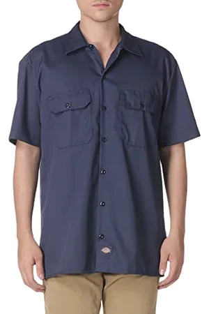 Dickies Męska koszula robocza z krótkim rękawem - biała, , 5XL