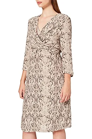ESPRIT Collection Sukienka Damska, Odzież Damska, Brązowy (Taupe 240), 38