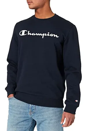 Champion Legacy Classic Logo Crewneck Sweter Męski, Granatowy-(niebieski), XS
