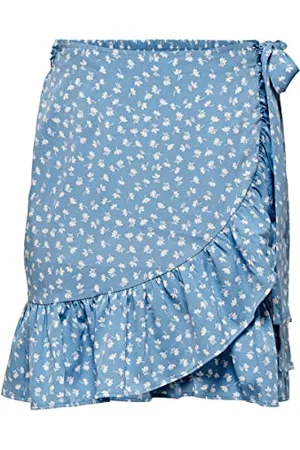 ONLY Efekt owijania spódnicy damskiej, , XL