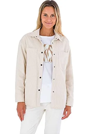 Hurley Damska koszulka sztruksowa W Oceancare Marshmallow, S