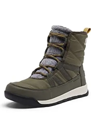 sorel Whitney 2 damskie buty zimowe z krótkimi koronkami, Zielony kamień zielony X czarny, 37 EU