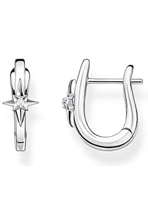Thomas Sabo CR654-643-21 Damskie Kreole Gwiazdki, Biały/
