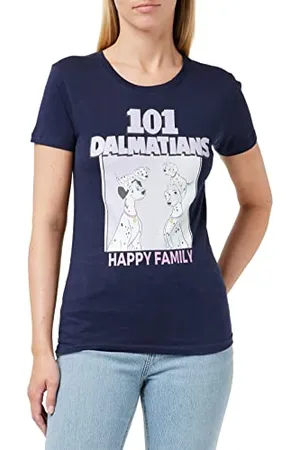 Disney Koszulka The 101 Dalmatyńczyków WODALMATS004, granatowa, XL damska