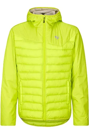 Ziener Męska kurtka termiczna NANTANO Outdoor/Skitour | wiatroszczelna, wełna, bez PFC, gorzki lemon, 60