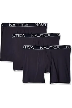 Nautica Bokserki męskie (3 sztuki), płaszcz dwurzędowy, L