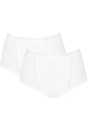 Sloggi Damskie majtki kontrolne (2 sztuki), biały, 42