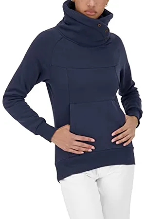 alife kickin Alife and Kickin damska bluza fioletowa A bluza damska sweter ze stójką sweter XS-XXL, morska