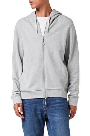 Armani Exchange Everyday French Terry męska bluza z kapturem, szary, XXL