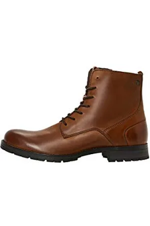JACK & JONES Męskie buty Jfworca Leather Anthracite 19 STS Chukka Boots, , 43 EU