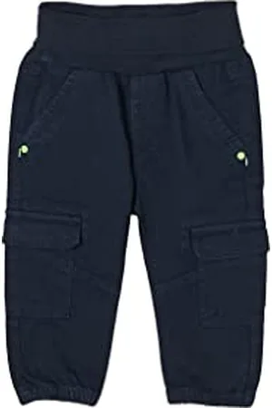 QS by s.Oliver Unisex - dziecięce spodnie cargo z materiału strukturalnego, , 62