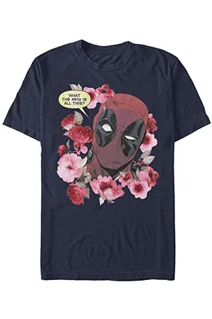 Marvel Unisex Deadpool-What is This Organic Short Sleeve T-Shirt, , L