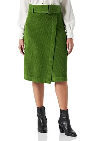 Benetton Spódnica 427BD00U, zielona liść 0W7, 38 damska