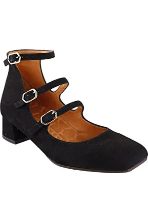 Chie Mihara Rebel41 Neg Mary Jane Flat, Negro, 37 EU