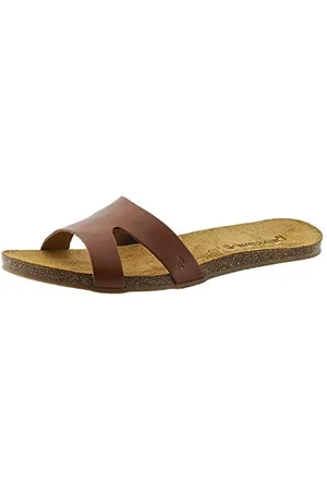 Bearpaw Damskie klapki Daniela, brązowy - Brązowy Dark Brown 209 Dark Brown 209-38 EU