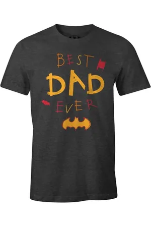 Batman MEBATMBTS206 T-Shirt, antracyt melange, S męski