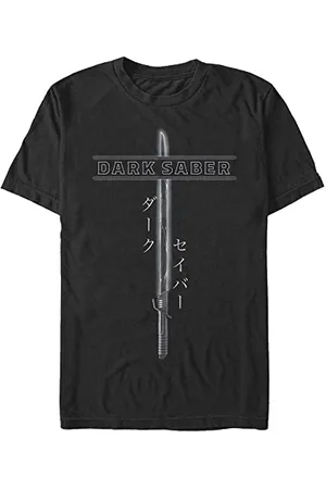 STAR WARS Unisex Dark Saber Organic Short Sleeve T-shirt, , XXL