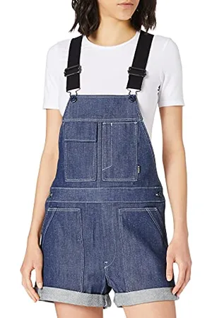 G-Star Damskie szorty Utility Boyfriend, kombinezon, Niebieski (Raw Denim D19066-c665-001), XS