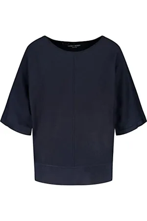 Gerry Weber Damski sweter z rękawami 1/2 oversize pół rękawa jednokolorowy, , 36
