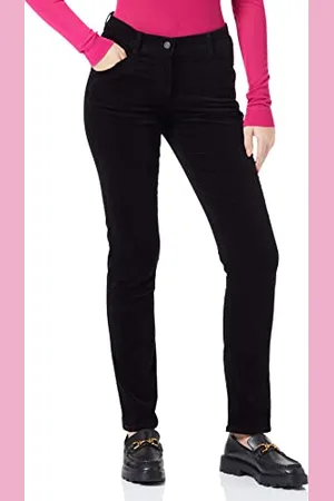 Gerry Weber Edition Damskie spodnie slim fit, czarne, 36