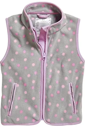 Playshoes Unisex dziecięca kamizelka polarowa, szara, 128, , 128