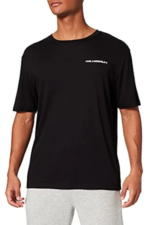 Karl Lagerfeld Unisex Logo Piżama T-Shirt Pajama Top, , XS