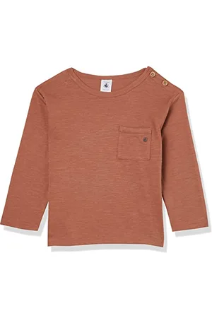 Petit Bateau Chłopięcy bawełniany t-shirt z długim rękawem dla niemowląt, , 12 miesi?cy