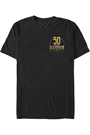 STAR WARS Unisex Lucas Anniversary Small Organic Short Sleeve T-shirt, , XL