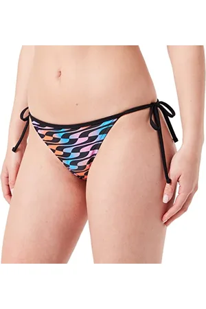 PUMA Damskie majtki do pływania w paski Side Tie Brief, ., XL